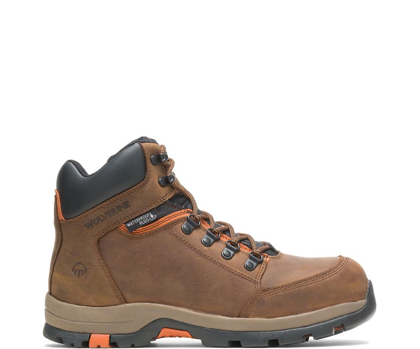 Bottes de Travail Wolverine Grayson Steel Toe Homme - Marron (EVZ542168)